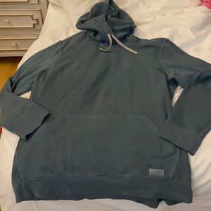 Men’s like new hooded green sweatshirt XLT